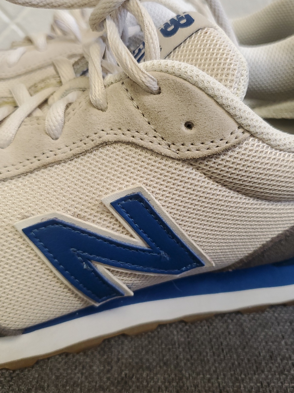 New Balance 515 Men’s Beige and Blue Lifestyle Sneakers Size 11 - Picture 11 of 11